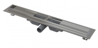 Душевой лоток AlcaPlast Low с порогами для перфорированной решетки 95см хром APZ101-950